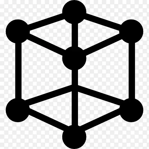 立方体分子图标
