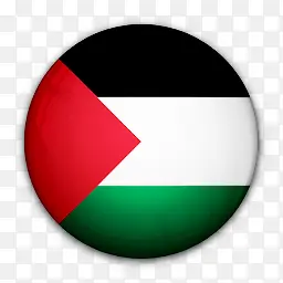 国旗对巴勒斯坦世界标志图标