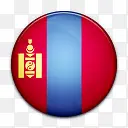国旗蒙古国世界标志