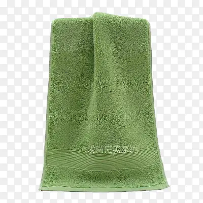 纯色绿洗脸巾