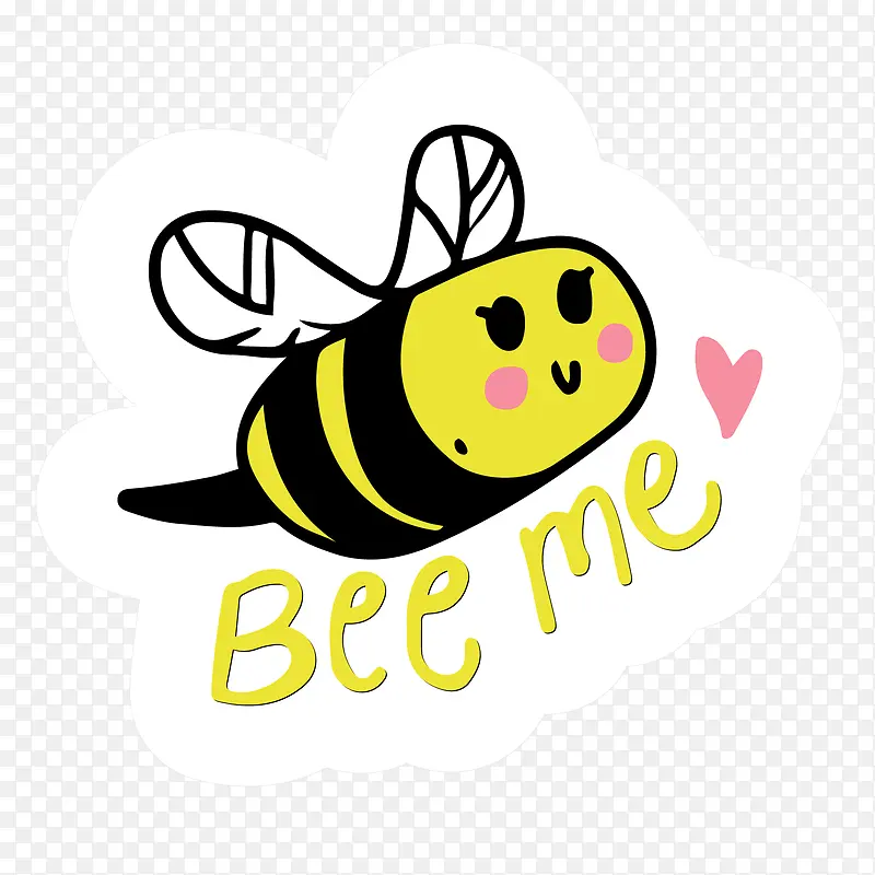卡通蜜蜂昆虫设计
