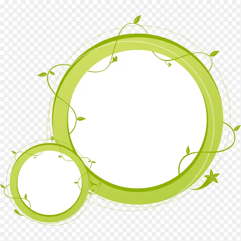 绿色大小圆圈