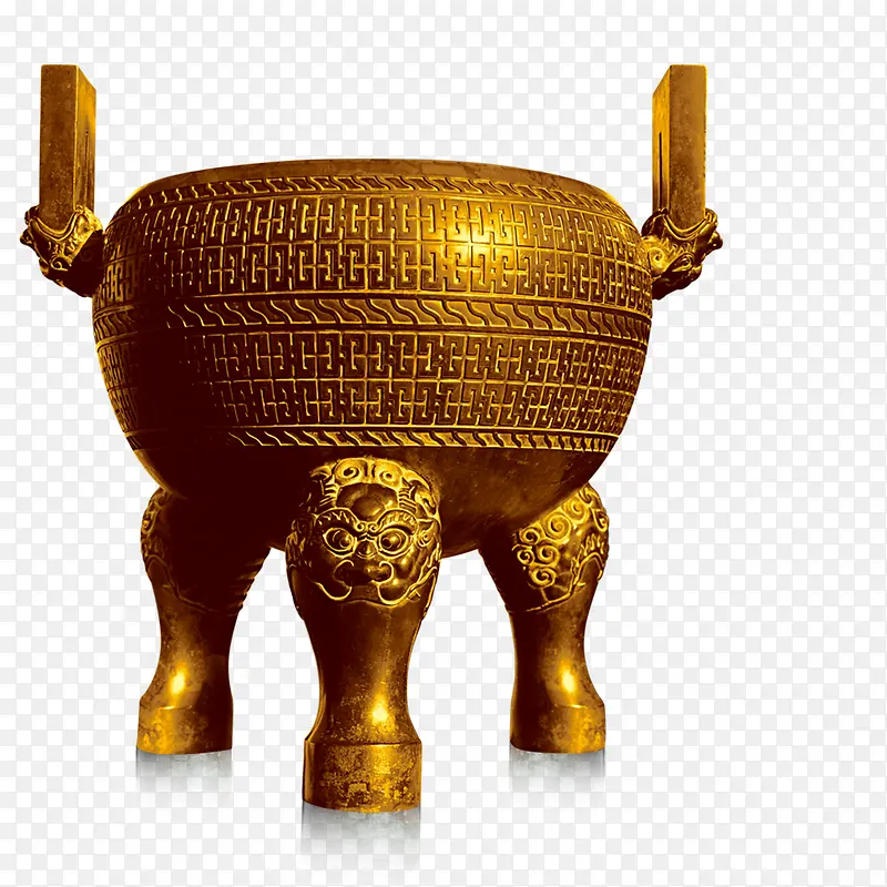 金色圆鼎