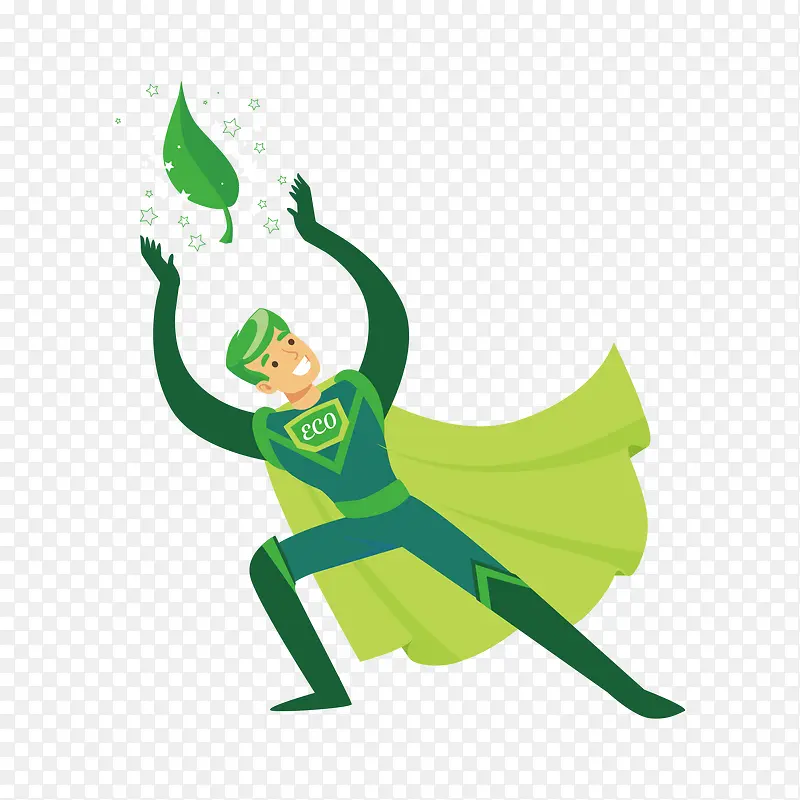 卡通版的绿色超人