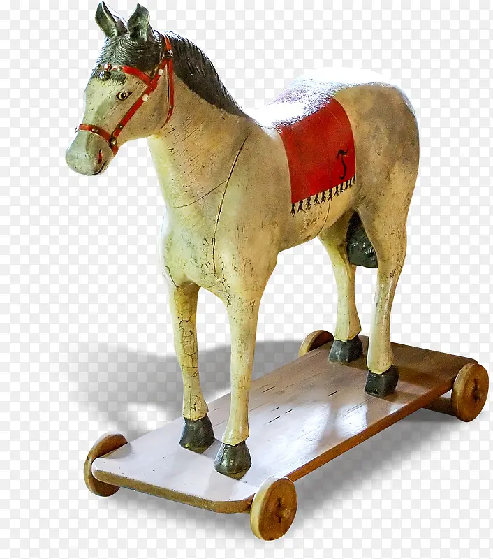 滑板车的马