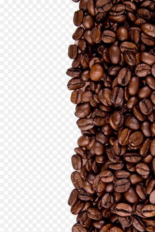 实物香浓美味咖啡豆免抠图片