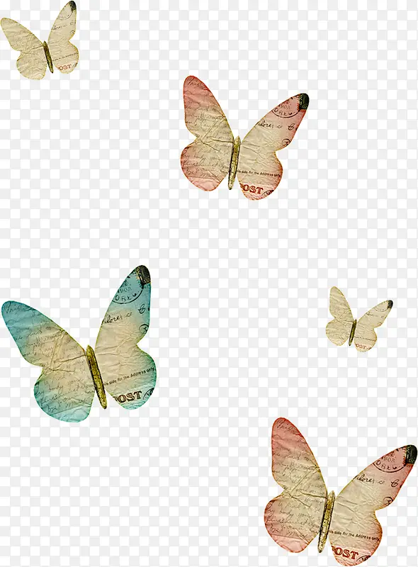 剪纸蝴蝶艺术纸质蝴蝶
