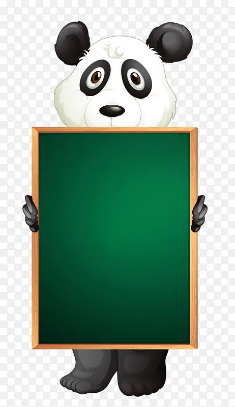 熊猫黑板