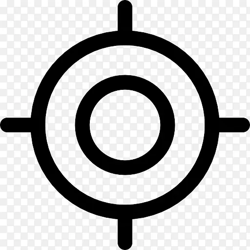 狙击手的圆形目标图标
