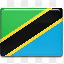 坦桑尼亚国旗国国家标志