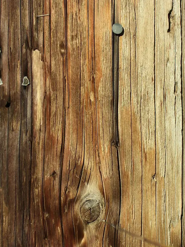 木头墙壁条纹钉子