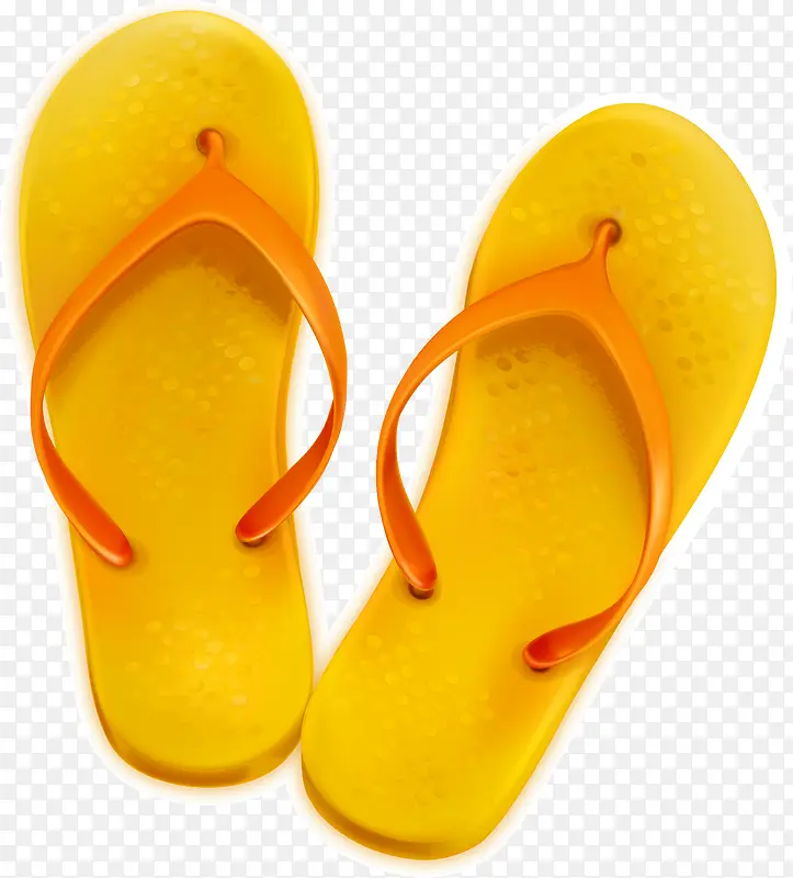 黄色沙滩鞋