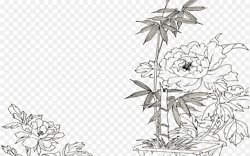 手绘花朵
