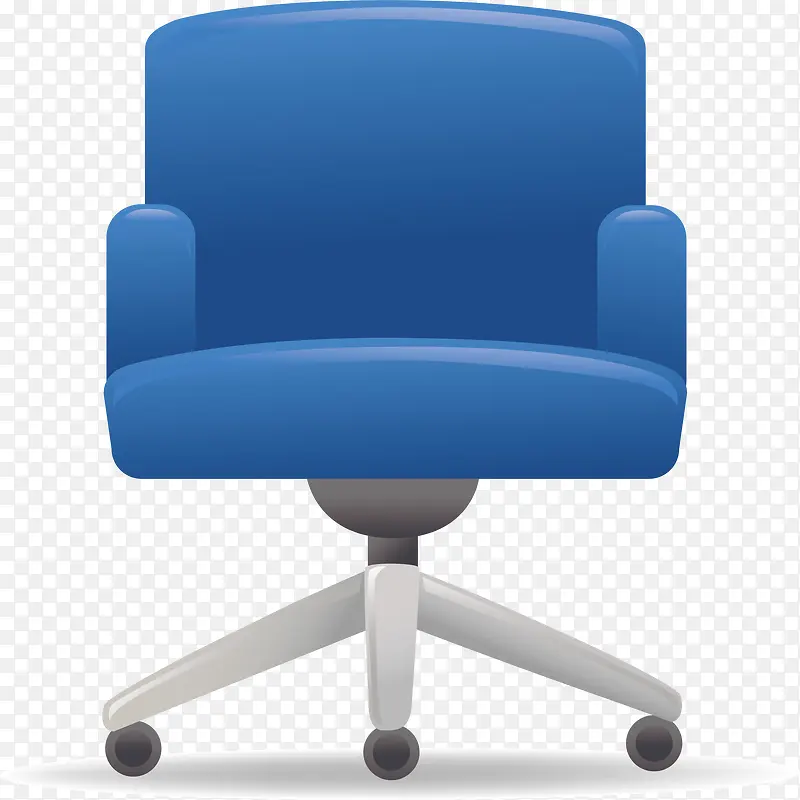 椅子 电脑椅子 蓝色座椅