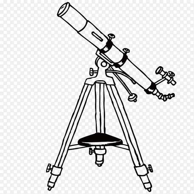 手绘望远镜