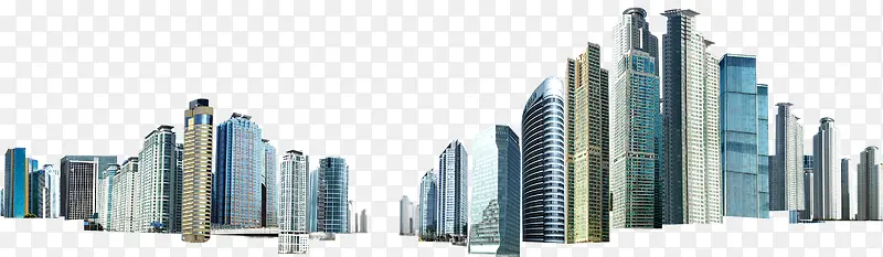 夏日海报城市建筑物