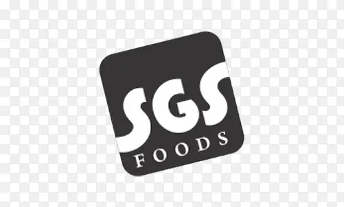黑色SGS食品安全证明通过标志