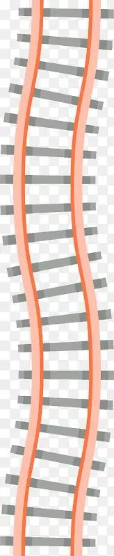 卡通动车轨道矢量图
