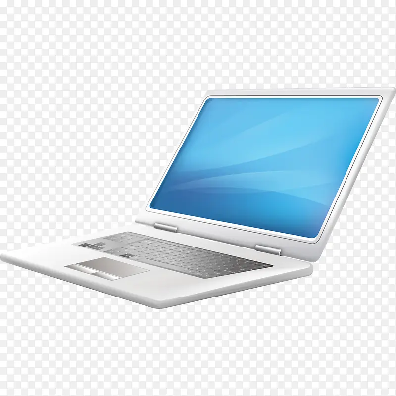 白色笔记本电脑