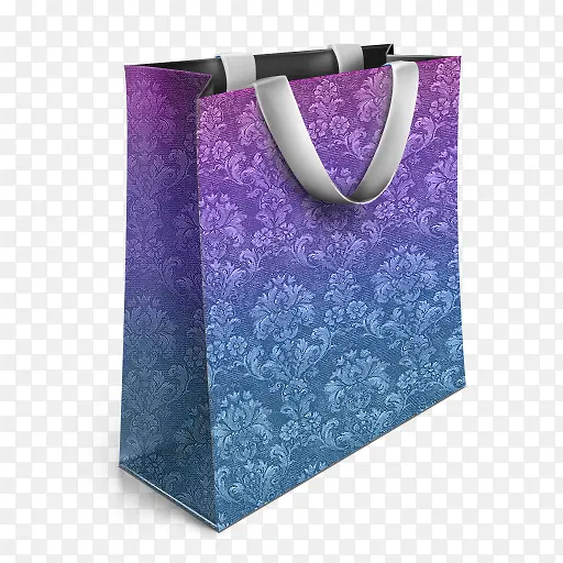 透明硬纱袋购物bag-icon-set
