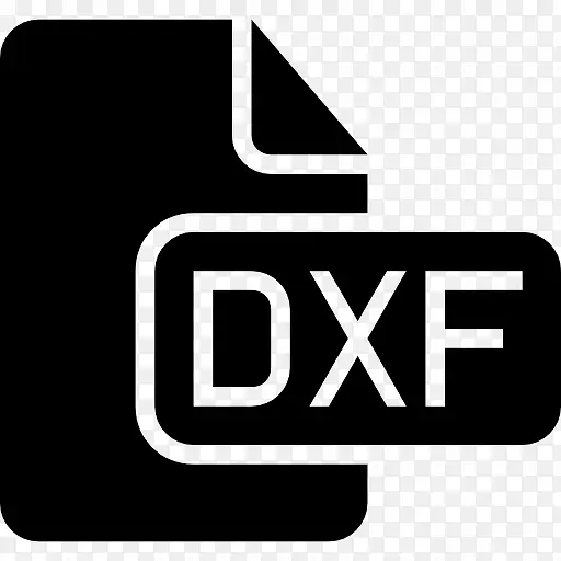 DXF文件的黑色界面符号图标