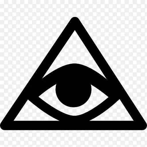 票据象征眼里一个金字塔图标