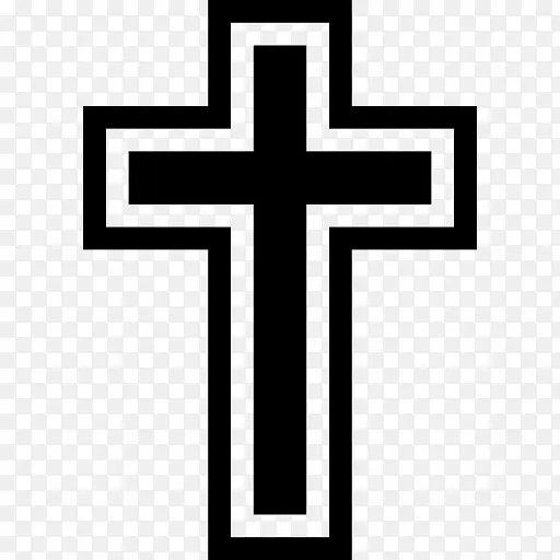 基督教的十字架符号图标