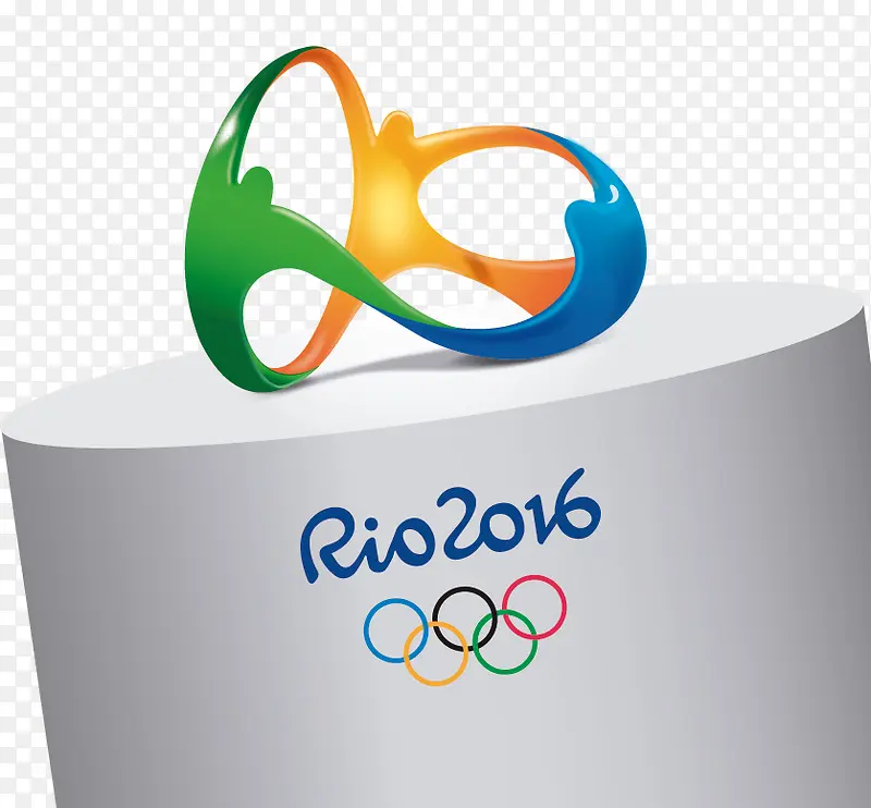 巴西里约奥运会立体标志