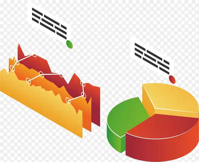 3d百分比表格列表海报素材