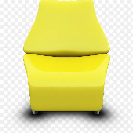 黄色的座位椅子Modern C