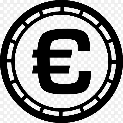 欧元硬币的象征图标