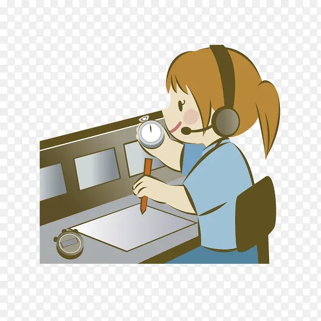 卡通监听人员