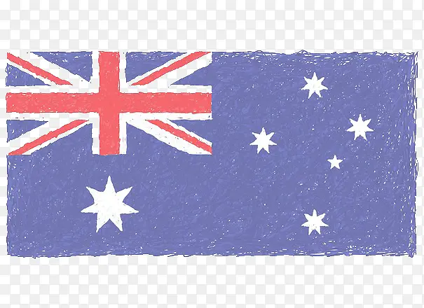 创意手绘澳洲国旗