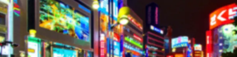 模糊的夜晚城市海报背景