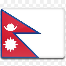 国旗尼泊尔最后的旗帜