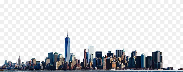 全景纽约美国自由塔风景摄影景观