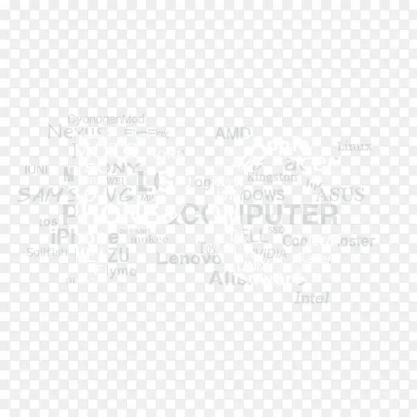 科技词汇云图 各品牌电脑术语组合PNG图片素材下载_图片编号qarkadxd-免抠素材网