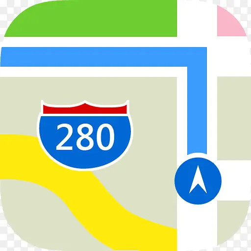 地图iOS7-Like-Mac-Icons