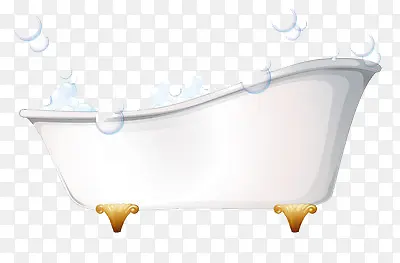 卡通浴缸