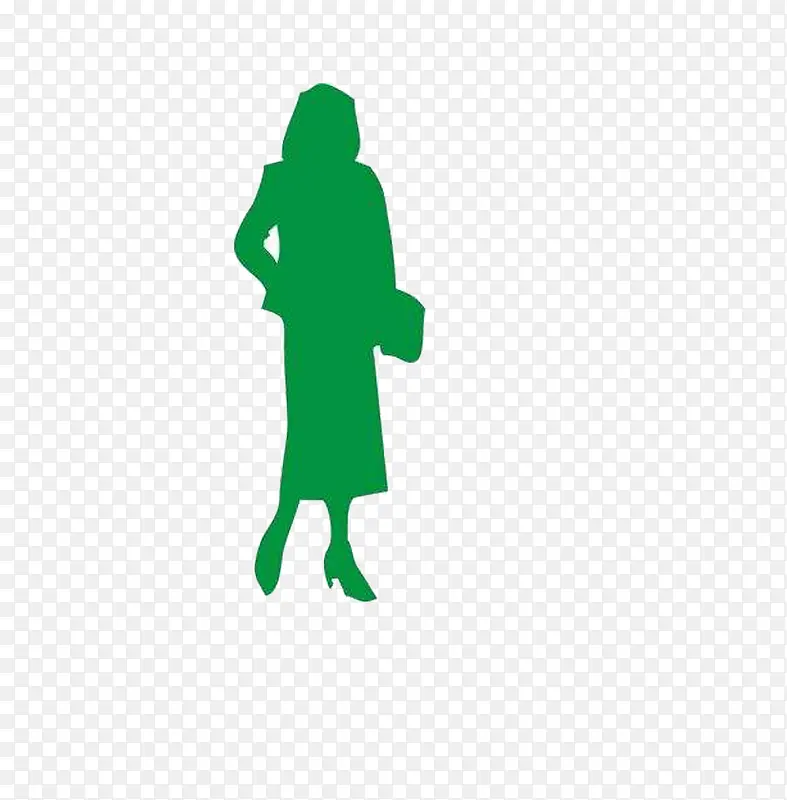 女教师剪影拿包裙子高清