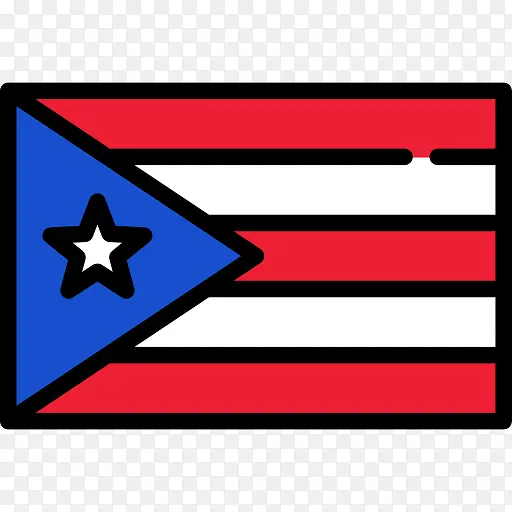 波多黎各图标