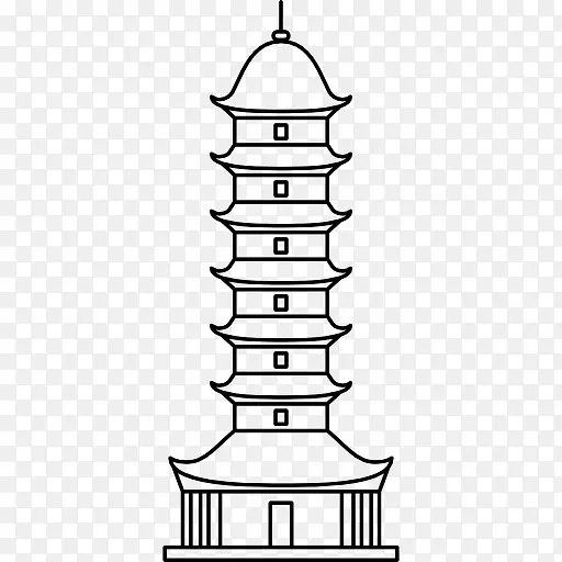 南京瓷塔图标