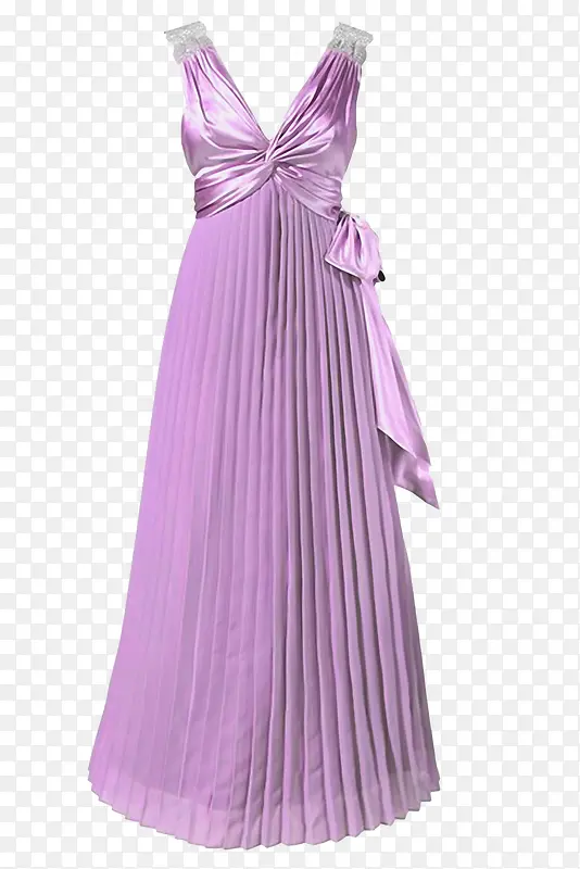 紫色女士礼服