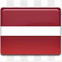 拉脱维亚国旗国国家标志