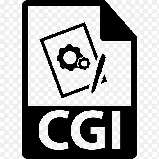 CGI文件格式符号图标