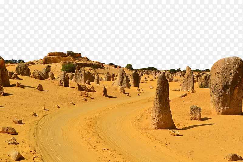 沙漠石林