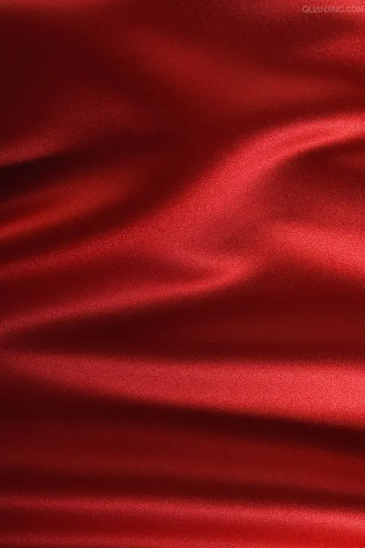 高档红色丝绸绸缎