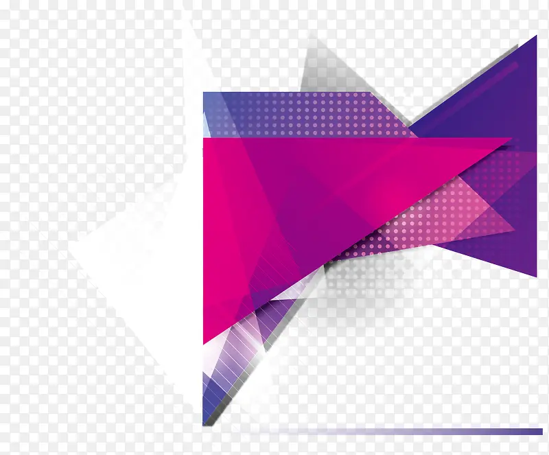 矢量紫色几何装饰图案
