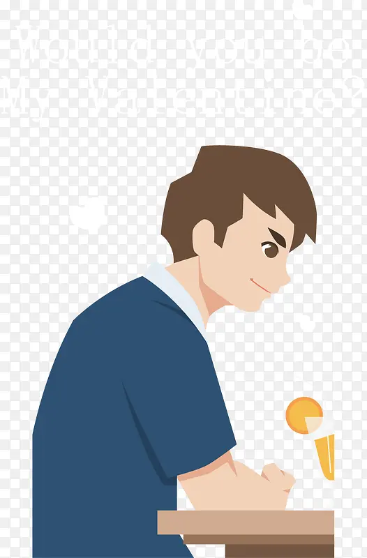 西装男人矢量