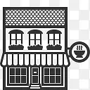 咖啡馆建筑Home-Sweet-icons